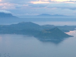 The smaller Caldera within Taal Volcano