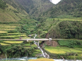 Small section of the Banaue Rice Terraces