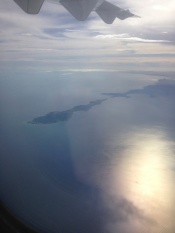 An island of Palawan from my flight to Coron