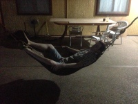 Me, relaxing in a Hammock